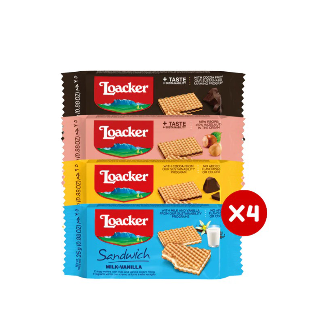 Loacker Sandwich Bundle of 4