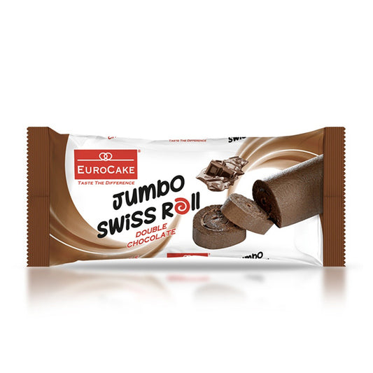 EuroCake Jumbo Swiss Roll Double Chocolate